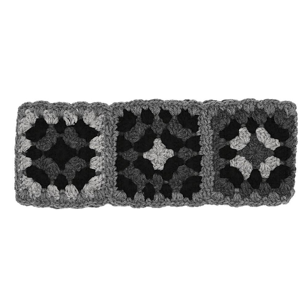 6442 Multi Color Crochet Beanie & Headwrap Unisex - Stretchable Soft Warm